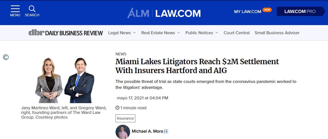 Litigators Reach $2M Settlement