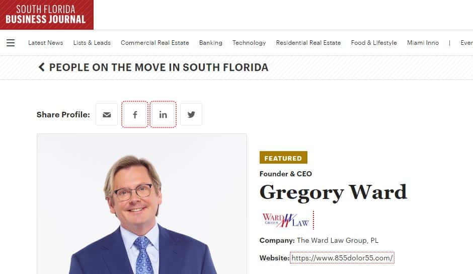 people on the move Greg Ward